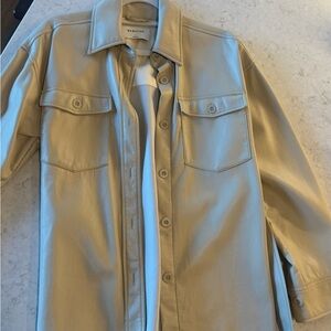 Babaton Beige Jacket Aritzia